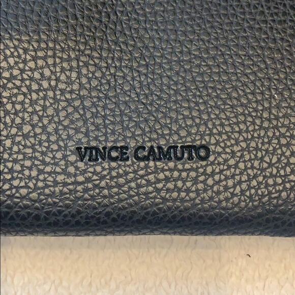 Vince Camuto black and gray striped leather tote | Sz OS - Picture 5 of 5